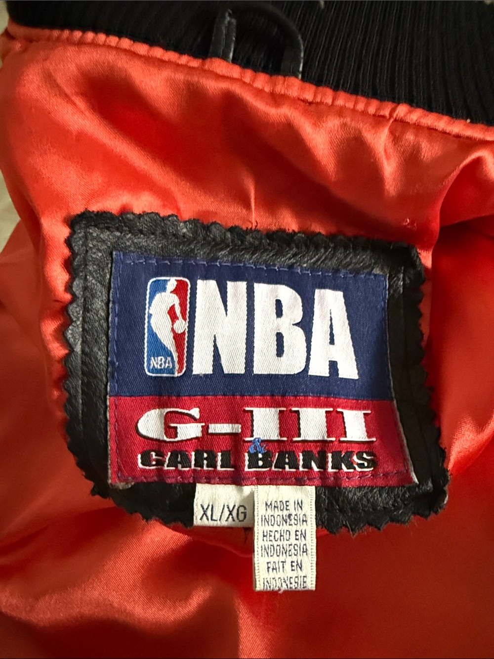 Carl Banks G-III Knicks Leather Jacket XL - Picture 3 of 4